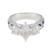 Zoey Glamorous Blue Halo Ring - Stunning Fashion Jewelry Blue Sapphire CZ Blue